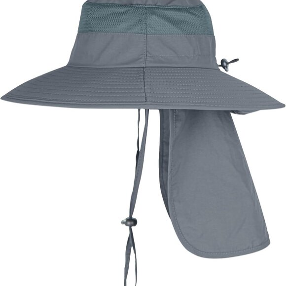 Sun Hats for Men Women Fishing Hat UPF 50+ Breathable Wide Brim Bucket Hats Summ - Picture 2 of 6